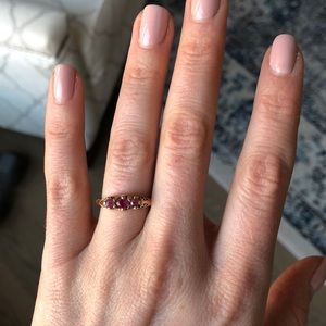 Custom Pink Topaz Ring
